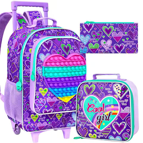 Cartable à roulette fille - Enfant cp