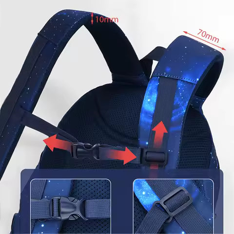 Cartable garçon ciel étoilé - Enfant cp