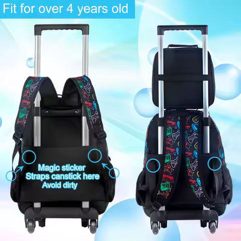 Cartable à roulette garçon - Enfant cp & maternelle
