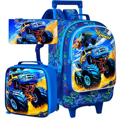 Cartable à roulette garçon - Enfant cp