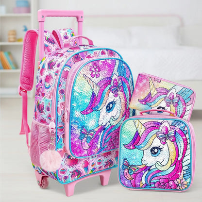 Cartable à roulette fille - Enfant cp