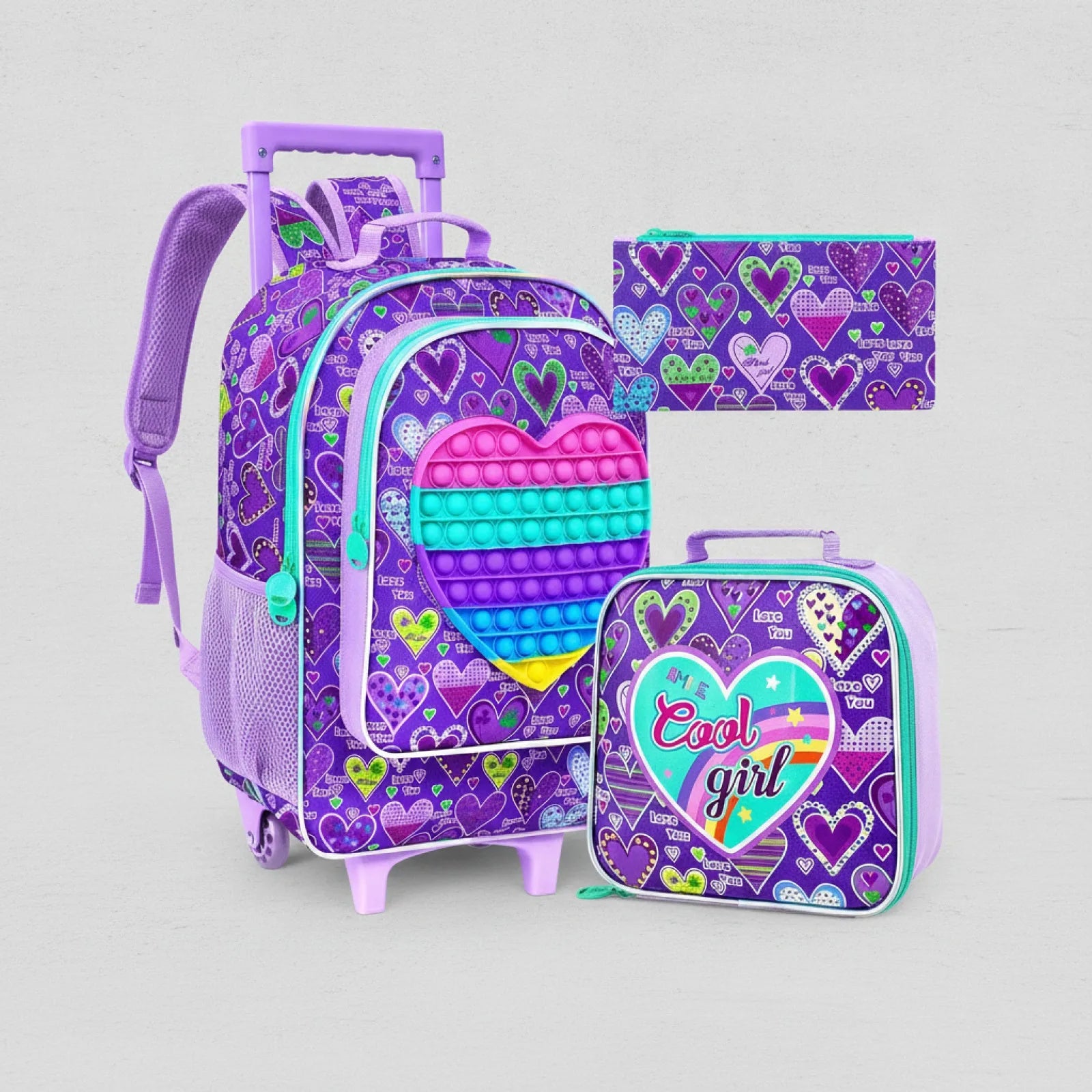 Cartable à roulette fille - Enfant cp