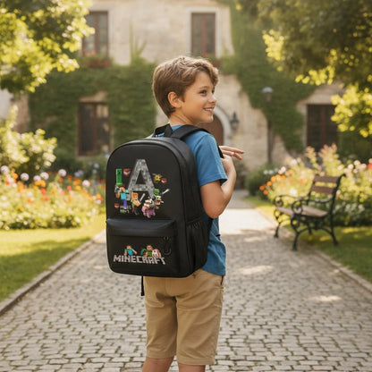 Cartable garçon Minec Kawaii - Enfant cp