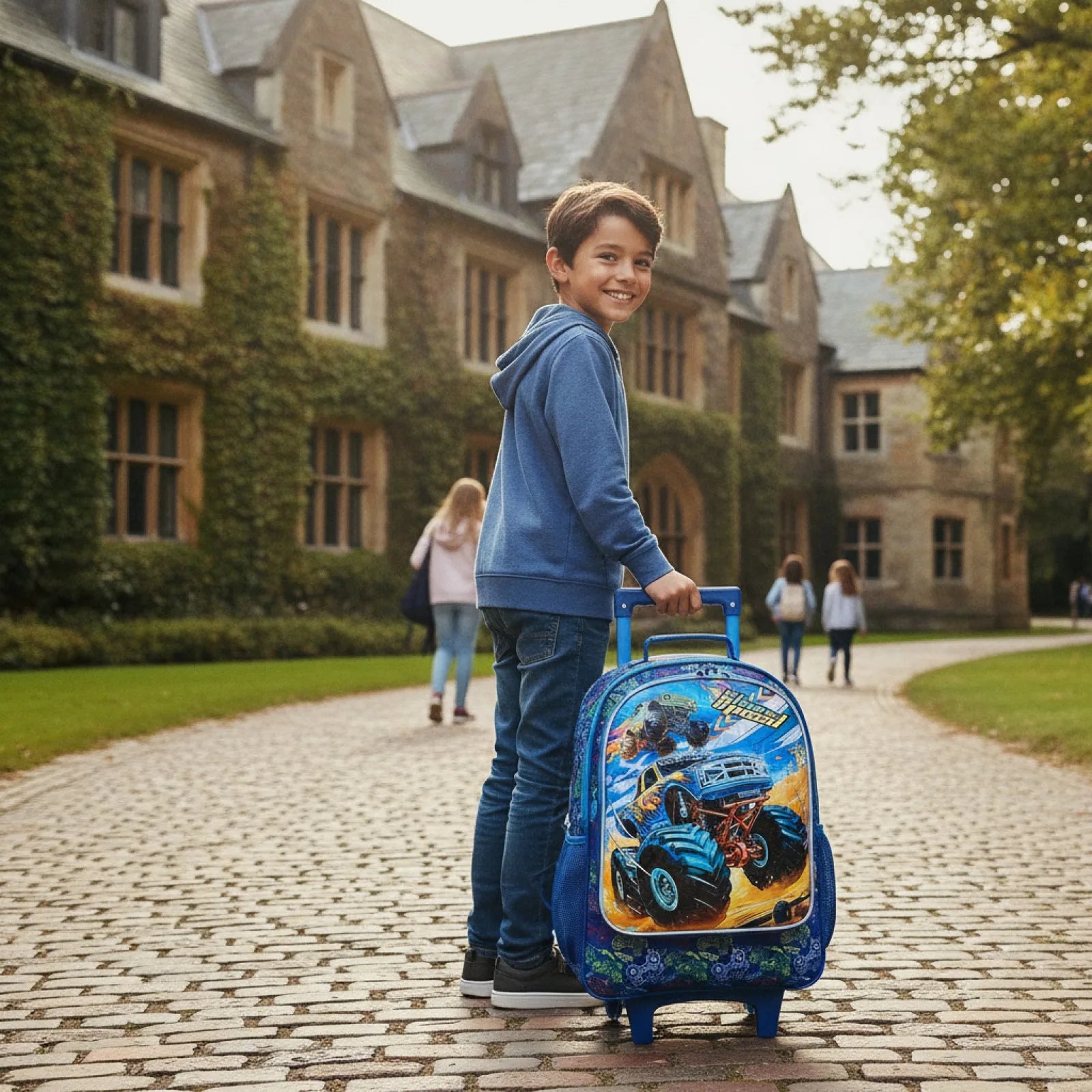 Cartable à roulette garçon - Enfant cp