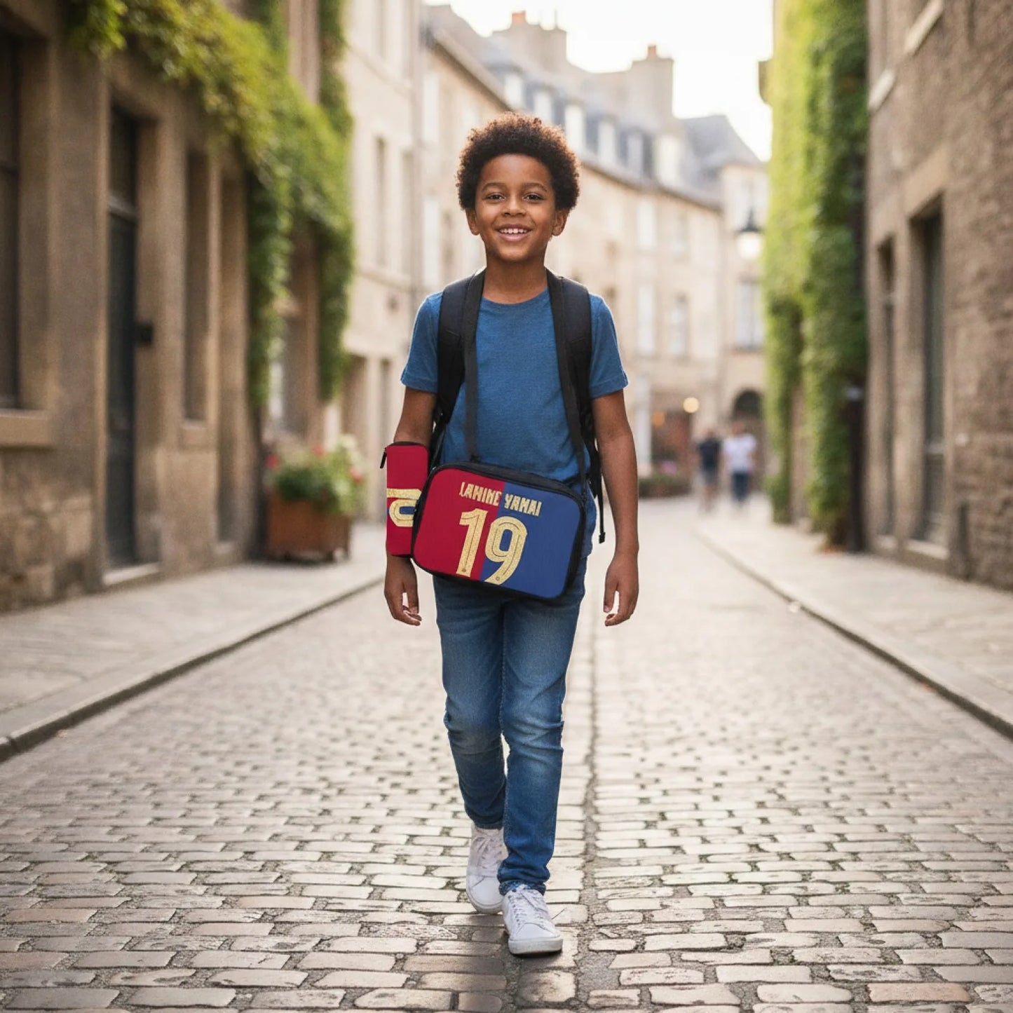 Cartable garçon "Lamine Yamal" - Enfant maternelle et cp