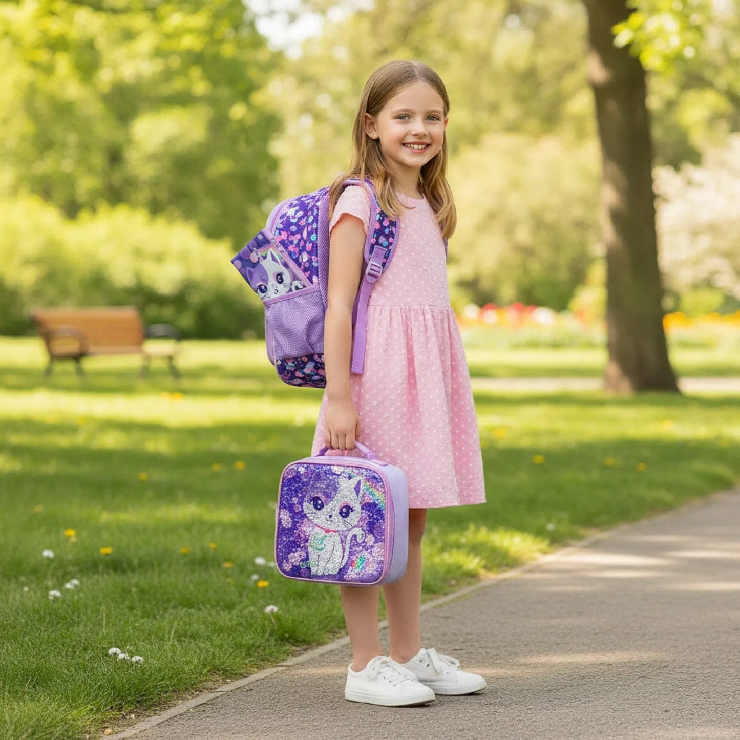 Cartable à roulette fille - Enfant cp