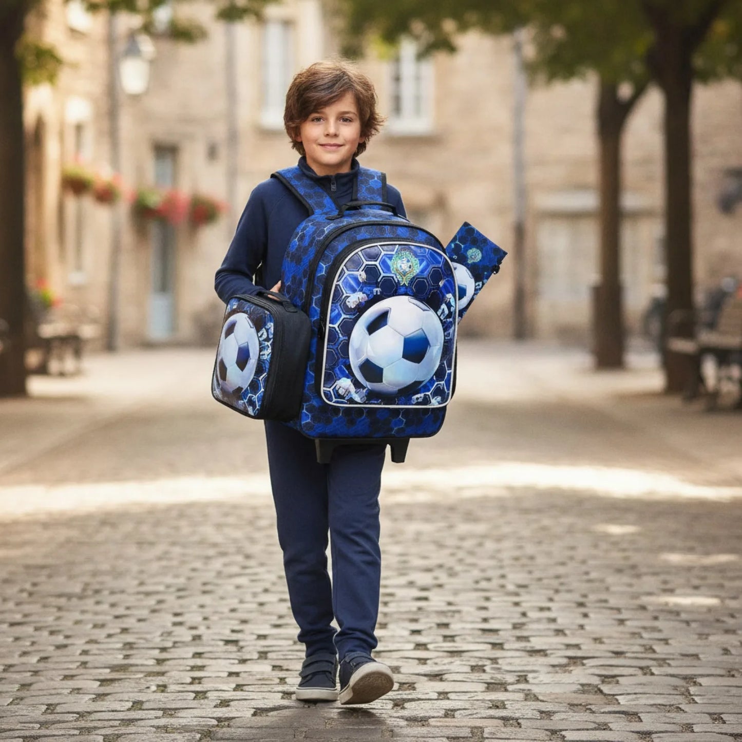 Cartable à roulette garçon - Enfant cp