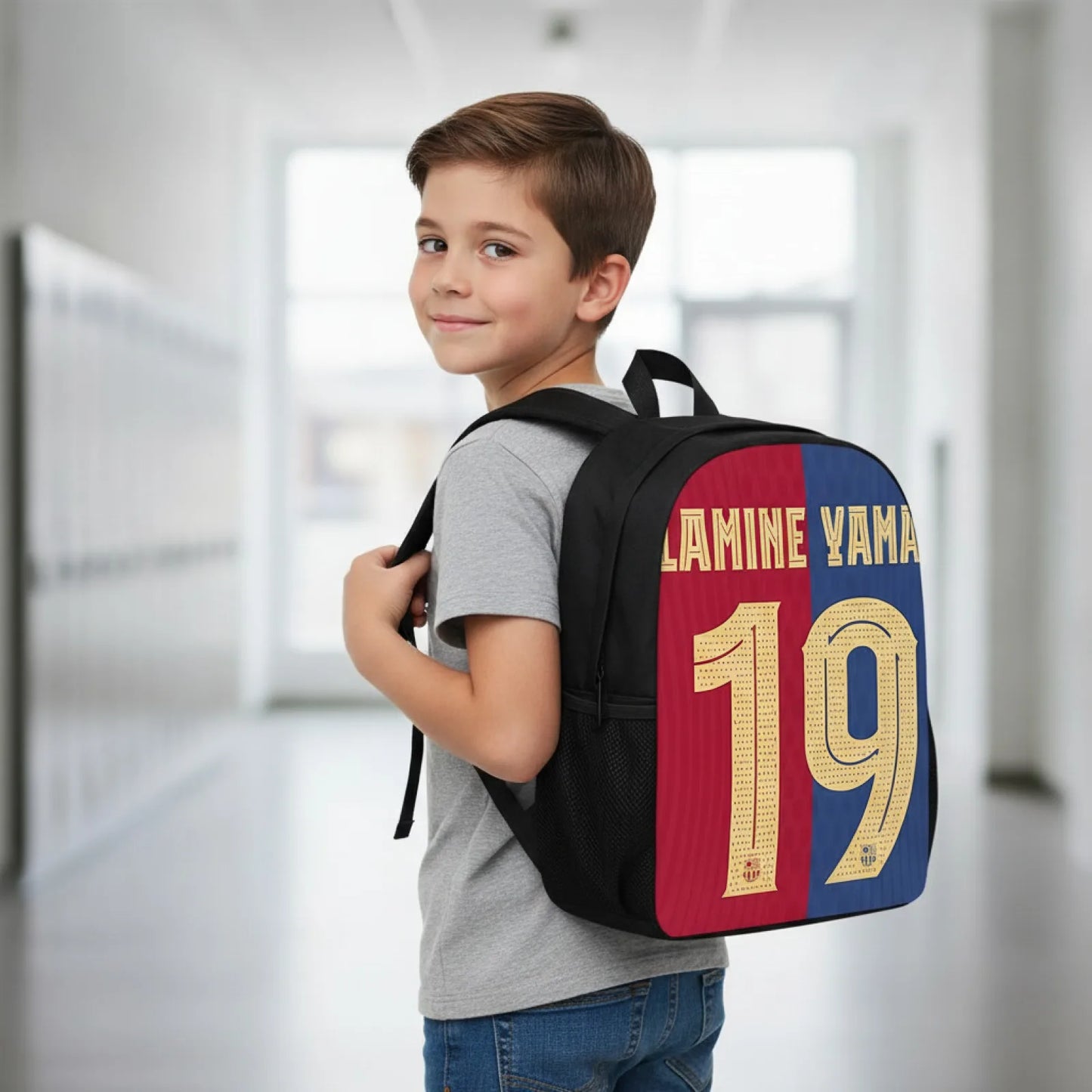 Cartable garçon "Lamine Yamal" - Enfant maternelle et cp