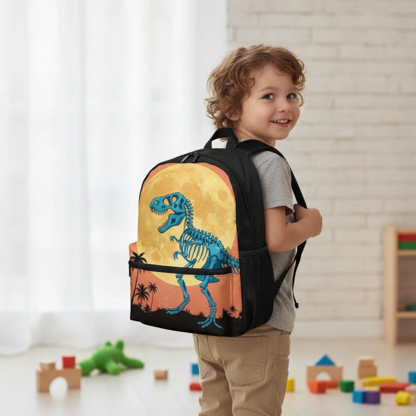 Cartable enfant garçon dinosaure - Enfant maternelle