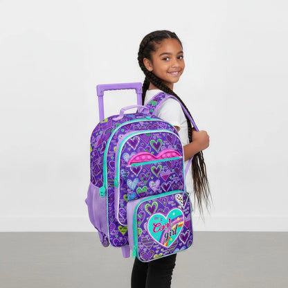 Cartable à roulette fille - Enfant cp