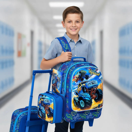 Cartable à roulette garçon - Enfant cp