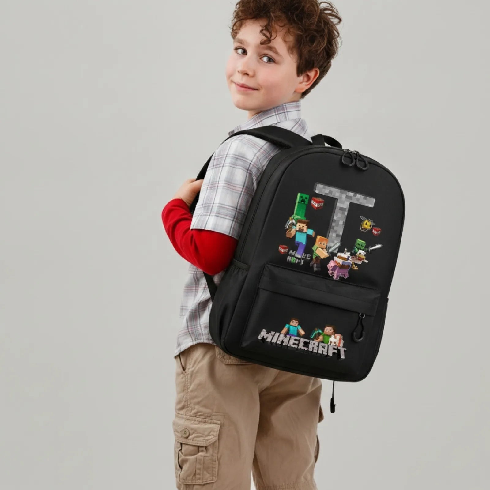 Cartable garçon Minec Kawaii - Enfant cp